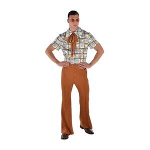 Men's 1960's Collared Shirt & Pants Halloween Costume